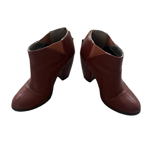 michael antonio Brown Leather Ankle Boots